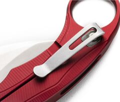 Lionsteel L.E.One Mid-Red / Stone Washed Çakı