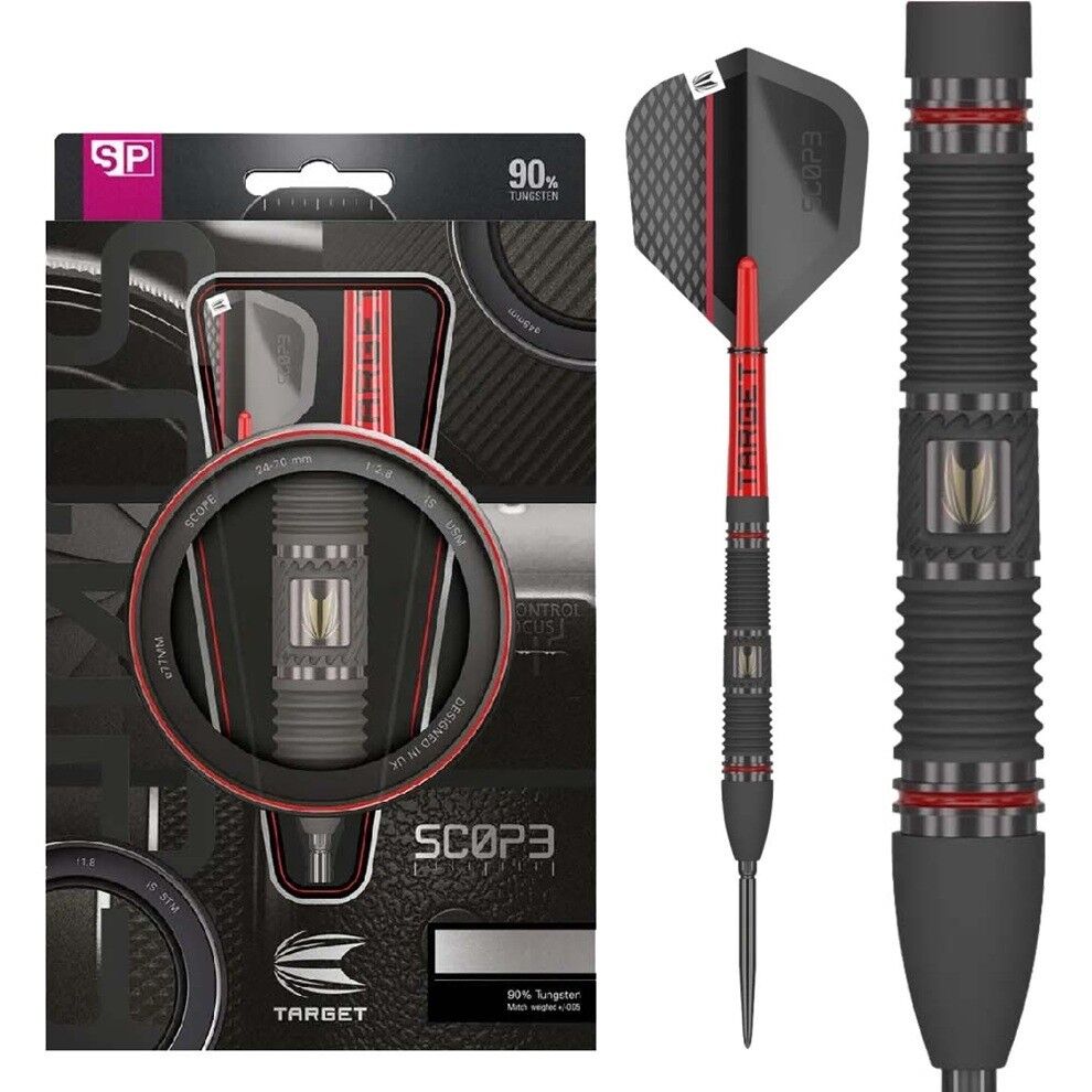 Target Scope 02 % 90 Tungsten SP Çelik Uçlu Dart Oku