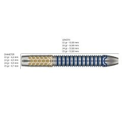 Target Josh Rock G1 % 90 Tungsten SP Çelik Uçlu Dart Oku
