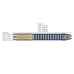 Target Josh Rock G1 % 90 Tungsten SP Çelik Uçlu Dart Oku