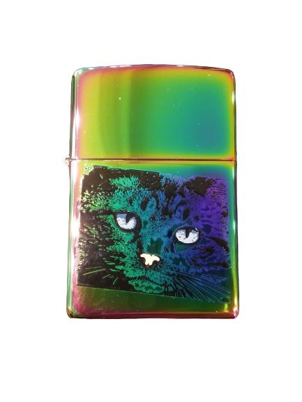 Zippo Spectrum Cat Chrome
