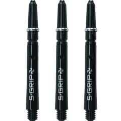 Harrows Supergrip Spin Dart Shafts Siyah Gümüş - Medium