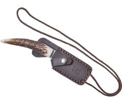 Joker CC57 Neck Knife Geyik Boynuzu Deri Kılıflı Bıçak