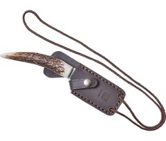 Joker CC57 Neck Knife Geyik Boynuzu Deri Kılıflı Bıçak