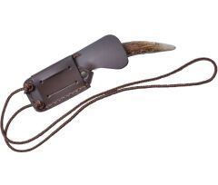 Joker CC57 Neck Knife Geyik Boynuzu Deri Kılıflı Bıçak