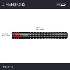 Red Dragon Milano RS 0.2 % 90 Tungsten Çelik Uçlu Dart Oku