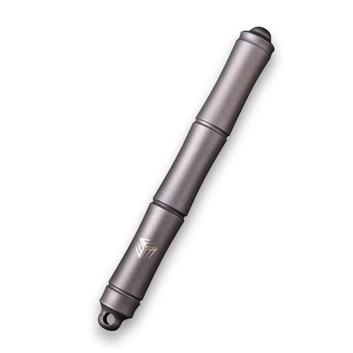 We Knife Gray Syrinx Titanium Pen Taktik Kalem