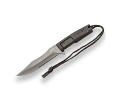 Joker 0784 Survival Rubber Handle Titanyum Kaplamalı Kılıflı Bıçak