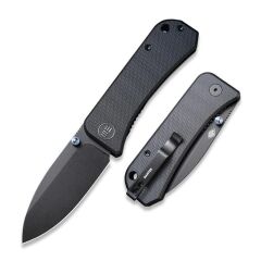 We Knife Banter Black G10 Handle Black Stonewashed CPM S35VN Blade Çakı