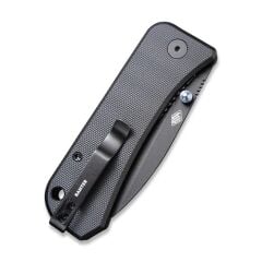 We Knife Banter Black G10 Handle Black Stonewashed CPM S35VN Blade Çakı