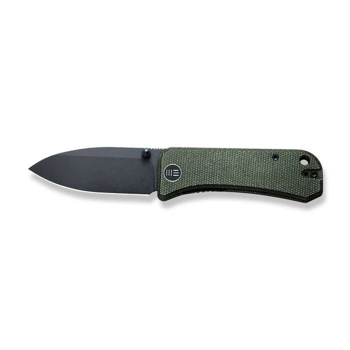 We Knife Banter Green Micarta Handle Black Stonewashed S35VN Blade Çakı