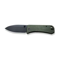 We Knife Banter Green Micarta Handle Black Stonewashed S35VN Blade Çakı