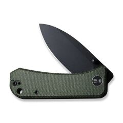 We Knife Banter Green Micarta Handle Black Stonewashed S35VN Blade Çakı