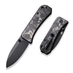 We Knife Banter Marble Carbon Fiber Handle Black Stonewashed CPM S35VN Blade Çakı