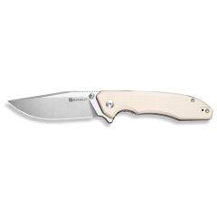 Sencut Sylor Ivory G10 Handle Stonewashed D2 Blade Çakı