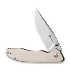 Sencut Sylor Ivory G10 Handle Stonewashed D2 Blade Çakı
