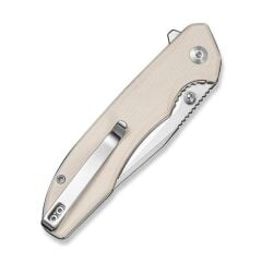 Sencut Sylor Ivory G10 Handle Stonewashed D2 Blade Çakı