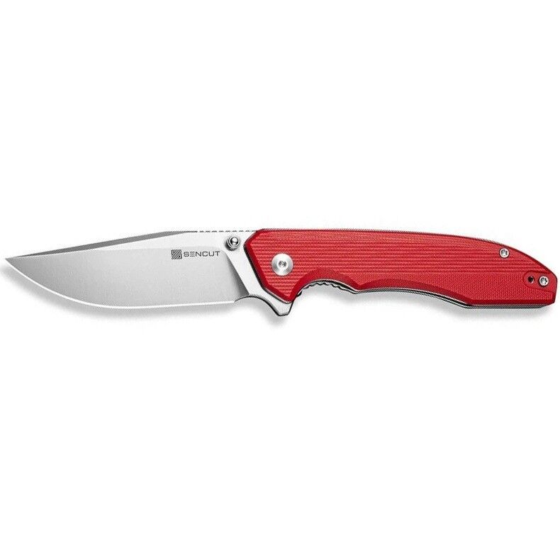 Sencut Sylor Red G10 Handle Stonewashed D2 Blade Çakı