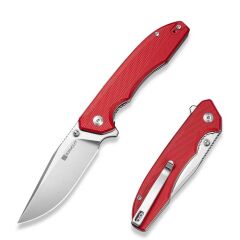 Sencut Sylor Red G10 Handle Stonewashed D2 Blade Çakı