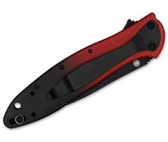 Kershaw Leek Aluminum Red Black Gradient Black Blade Çakı