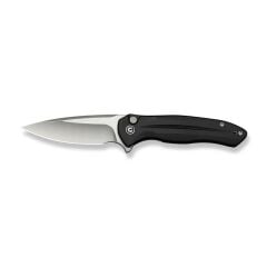 Civivi Button Lock Kitefin Black Aluminum Handle Satin Finished 14C28N Blade Çakı