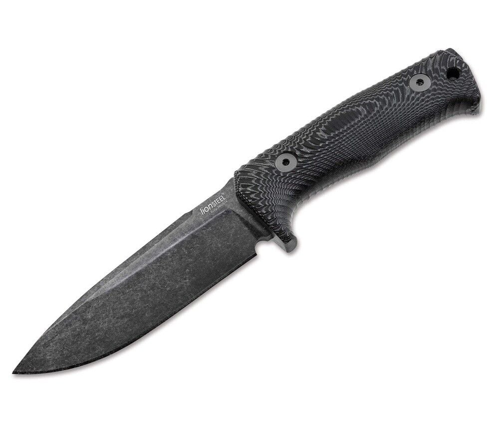 Lionsteel T5B MI Siyah Stonewash Bıçak