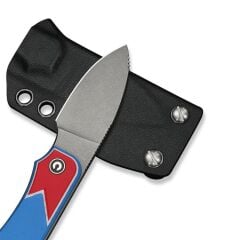 Civivi Baby Banter Fixed Blade - Jump Edition Red / White / Blue G10 Handle Gray Stonewashed Nitro-V Blade Bıçak