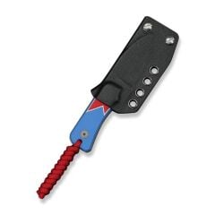 Civivi Baby Banter Fixed Blade - Jump Edition Red / White / Blue G10 Handle Gray Stonewashed Nitro-V Blade Bıçak