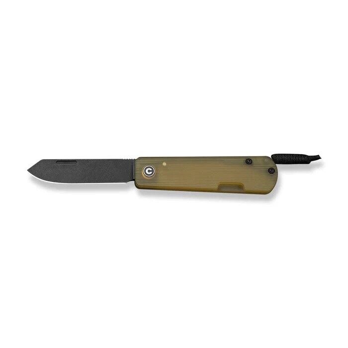 Civivi Slippy Sendy Milled Bead Blasted Yellow Ultem Handle Black Stonewashed Nitro-V Blade Çakı