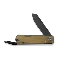 Civivi Slippy Sendy Milled Bead Blasted Yellow Ultem Handle Black Stonewashed Nitro-V Blade Çakı