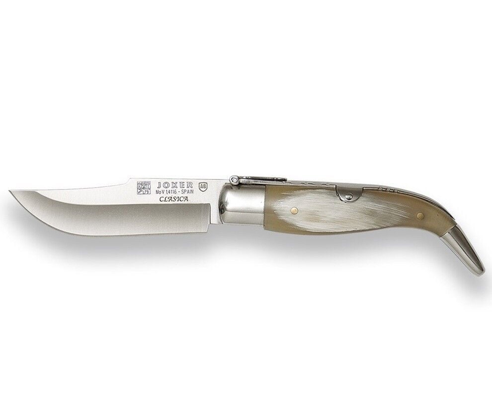 Joker NA109 Classical Folding Albacete Boynuz Saplı Çakı