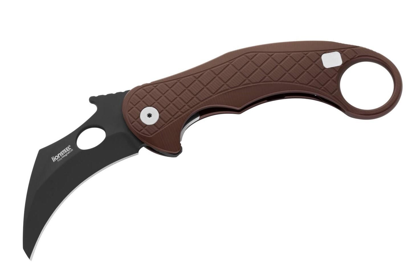 Lionsteel L.E.One - Earth Brown/Chemical Black Çakı