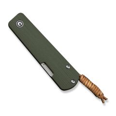 Civivi Slippy Sendy Milled Green & Red G10 Handle Satin Finished Nitro-V Blade Çakı