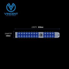 Winmau Vincent Van Der Voort 25 gr Dart oku