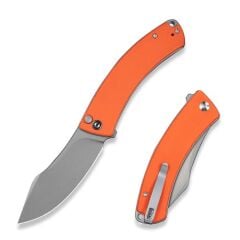 Civivi Outlaw Muk Orange G10 Handle Stonewashed 14C28N Blade Çakı