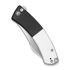 Civivi Outlaw Muk Black & White G10 Handle Black Satin Finished 14C28N Blade Çakı