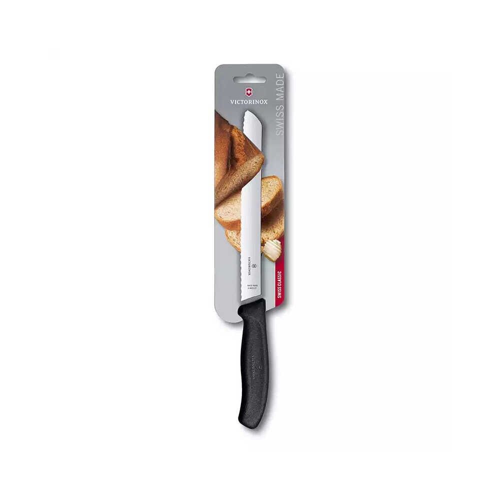 Victorinox 6.8633.21B 21cm Siyah Ekmek Bıçağı