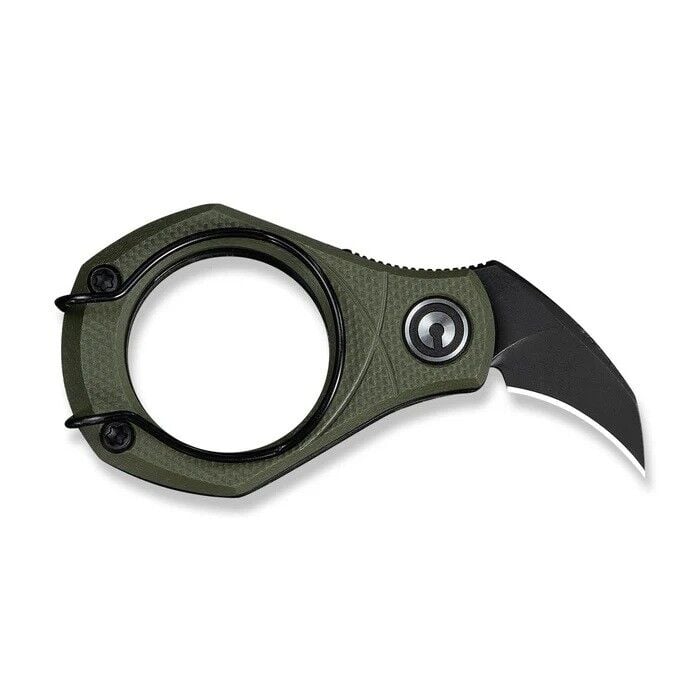Civivi Pyrus OD Green G10 Handle Black Stonewashed 14C28N Blade Çakı