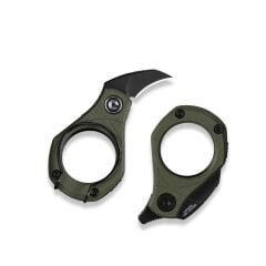 Civivi Pyrus OD Green G10 Handle Black Stonewashed 14C28N Blade Çakı