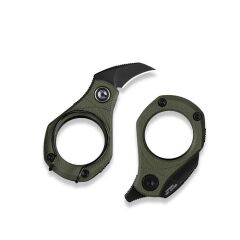 Civivi Pyrus OD Green G10 Handle Black Stonewashed 14C28N Blade Çakı