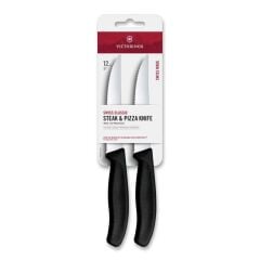 Victorinox 6.7933.2B Swiss Classic 12cm 2'li Tırtıklı Siyah Biftek Bıçağı