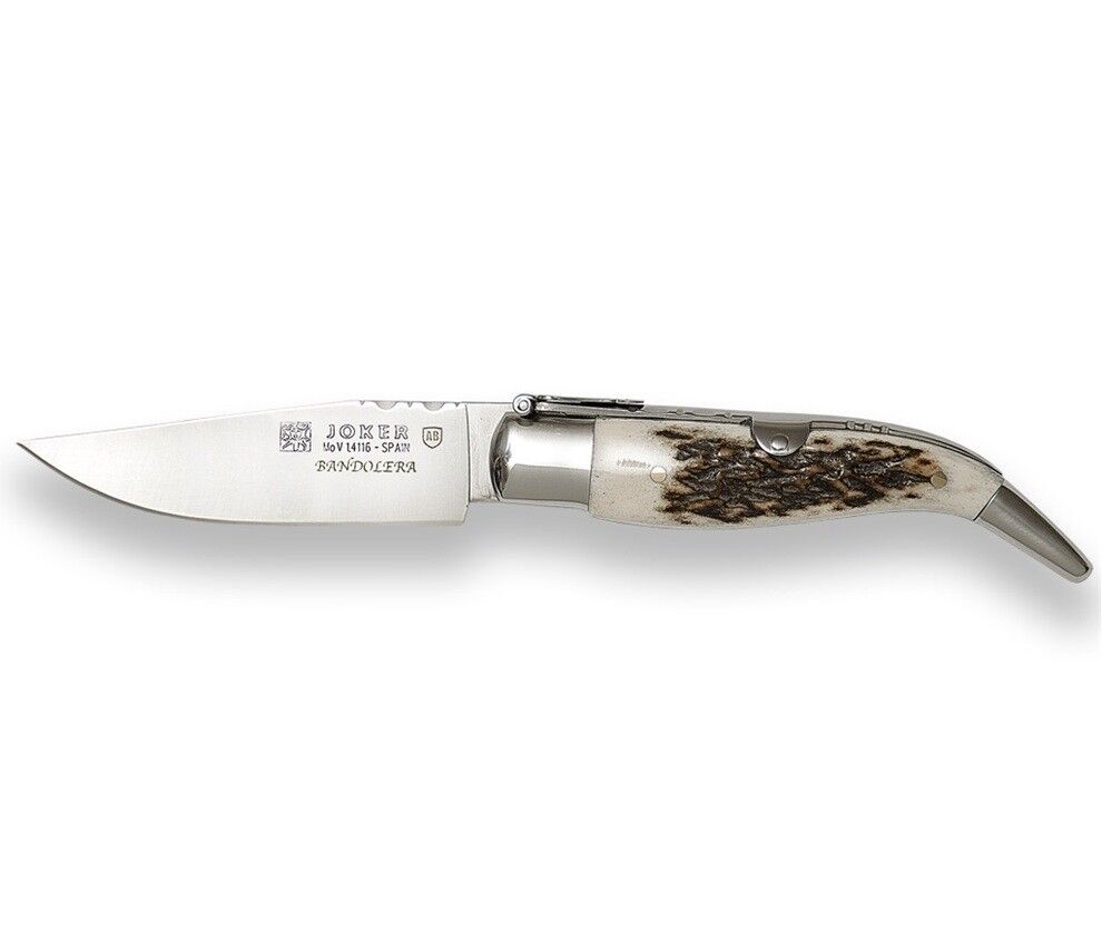 Joker NC120 Classical Spanish Bandolera Folding Knife Boynuz Saplı Çakı