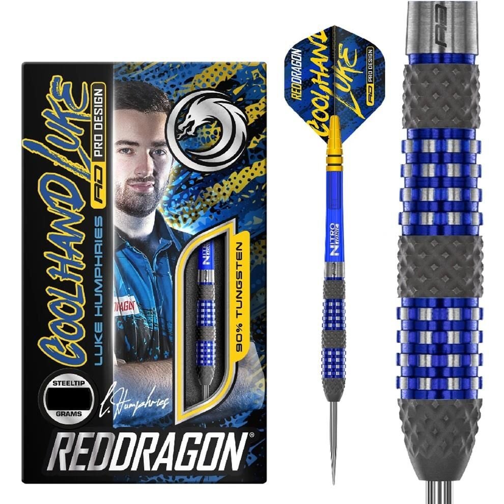 Red Dragon Luke Humphries TX2 Atomised % 90 Tungsten Çelik Uçlu Dart Oku