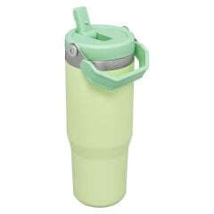 Stanley The IceFlow Flip Straw Pipetli Termos Bardak 0.89 Lt Açık Yeşil