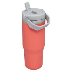 Stanley The IceFlow Flip Straw Pipetli Termos Bardak 0.89 Lt Kavuniçi