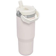 Stanley The IceFlow Flip Straw Pipetli Termos Bardak 0.89 Lt Açık Pembe