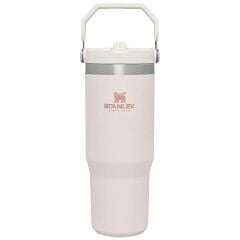 Stanley The IceFlow Flip Straw Pipetli Termos Bardak 0.89 Lt Açık Pembe