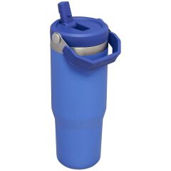 Stanley The IceFlow Flip Straw Pipetli Termos Bardak 0.89 Lt Mavi