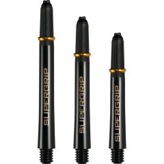 Harrows Supergrip Dart Shafts Siyah Altın - Short