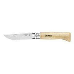 Opinel Inox No 8 Deri Kılıflı Paslanmaz Çakı (Naturel)